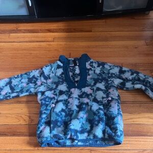 Kids Fleece Pullover - Blue and Pink